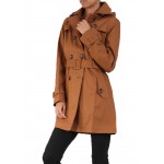 Trench imperméable à capuche, Camel, taille S - XXL