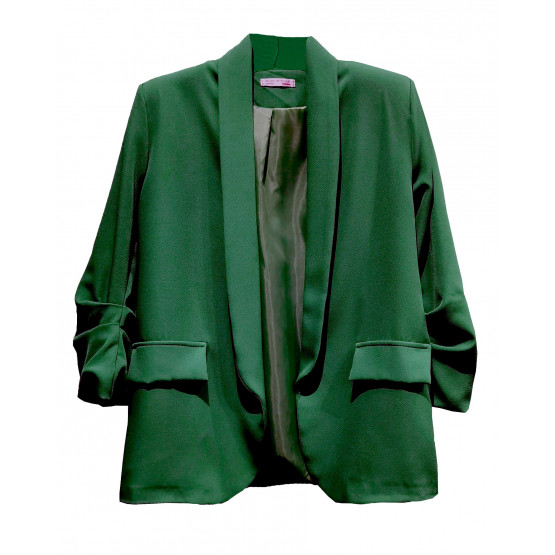 Blazer basic,vert sapin